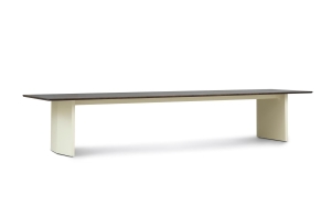 NORMANN COPENHAGEN stół PANEL 100x420 ciemny brąz / kremowy
