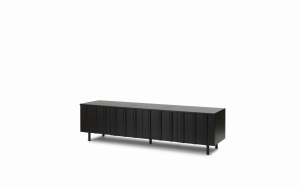 NORMANN COPENHAGEN komoda niska RIB SIDEBOARD czarny dąb