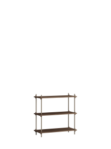 MOEBE system regałowy s.85.1.A przydymiony dąb | ciepły szary