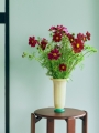 Empire Vase L sand with lemon rim and green base 01.jpg