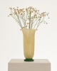 Empire Vase L sand with lemon rim and green base.jpg