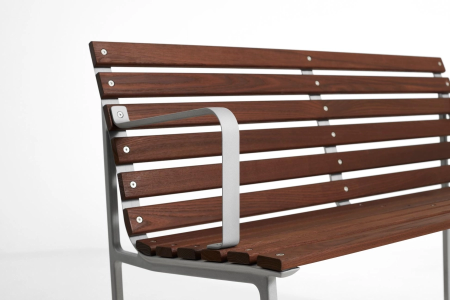 AE460-E227_Traverse Dining Bench w. arm heat treated oiled ash_detail 01.jpg
