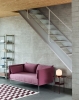 Silhouette 2 seater Autumn 651 chromed steel legs and Autumn 651 piping_Buoy Glass Table Lamp_Shim Coffee Table burgundy.jpg