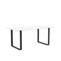 70_7070_70 TABLE _ 170 CM - 67 _ SMALLBase Black,Table-top Finishes Laminate White Plywood Plywood_8.png