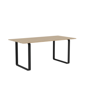 MUUTO stół 70/70 dąb naturalny / czarna podstawa 170x85