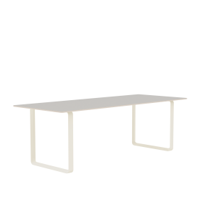 MUUTO stół 70/70 szare linoleum / piaskowa podstawa 225x90cm