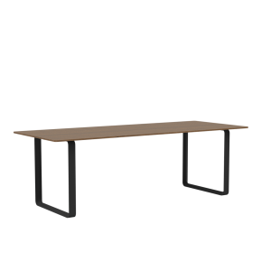 MUUTO stół 70/70 dąb dymiony / czarna podstawa 225x90cm