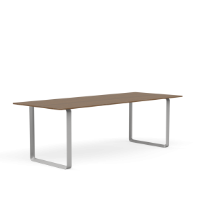 MUUTO stół 70/70 dąb dymiony / szara podstawa 225x90cm