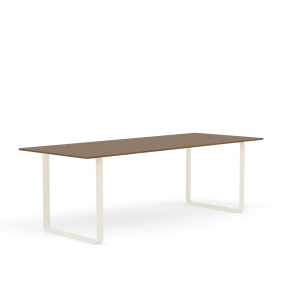 MUUTO stół 70/70 dąb dymiony / piaskowa podstawa 225x90cm