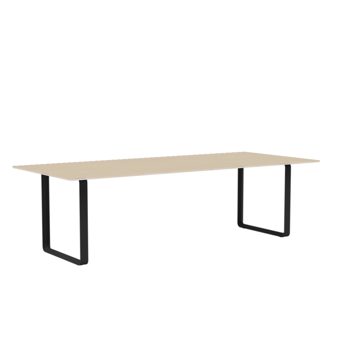 70_7070_70 TABLE _ 255 CM - 100.5 _ EXTRA LARGEBase Black,Table-top Finishes Lacquered Oak Veneer Oak Plywood Plywood (1)_8.png