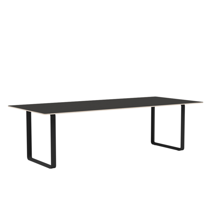 70_7070_70 TABLE _ 255 CM - 100.5 _ EXTRA LARGEBase Black,Table-top Finishes Linoleum Black Plywood Plywood (1)_8.png
