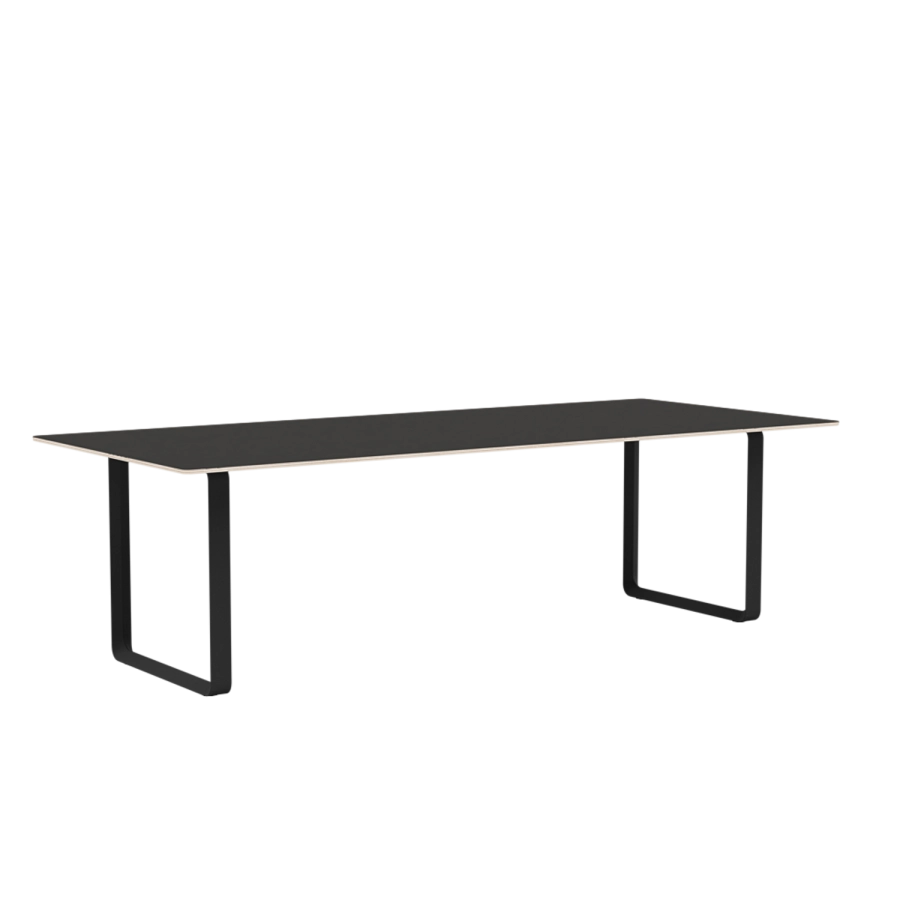 70_7070_70 TABLE _ 255 CM - 100.5 _ EXTRA LARGEBase Black,Table-top Finishes Linoleum Black Plywood Plywood (1)_8.png