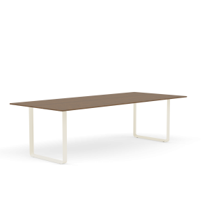 MUUTO stół 70/70 dąb dymiony / piaskowa podstawa 255x108cm