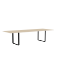 70_7070_70 TABLE _ 295 CM - 116Base Black,Table-top Finishes Lacquered Oak Veneer Oak Plywood Plywood_8.png