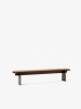 Ita Bench OS6_Veneer Dark Stained w. Dark Stained Oak Legs_Ita Seat Pad Bench OS6_Angled Front.jpg