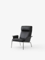 Muno Lounge Chair LN17_Chrome Legs w. Noble Leather Black_Angled Front.jpg