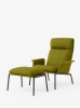 Muno Lounge Chair LN17_Warm Black Legs w. Vidar 0956_Muno Footstool LN20 Warm Black Legs w. Vidar 0956_Angled Front.jpg