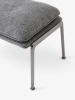 Muno Footstool LN20_Chrome Legs w. Hallingdal 0126_Detail.jpg