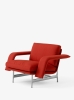 Meantime Lounge Chair AV29_Polished Aluminium Base w. Fiord 0571_Angled Front.jpg