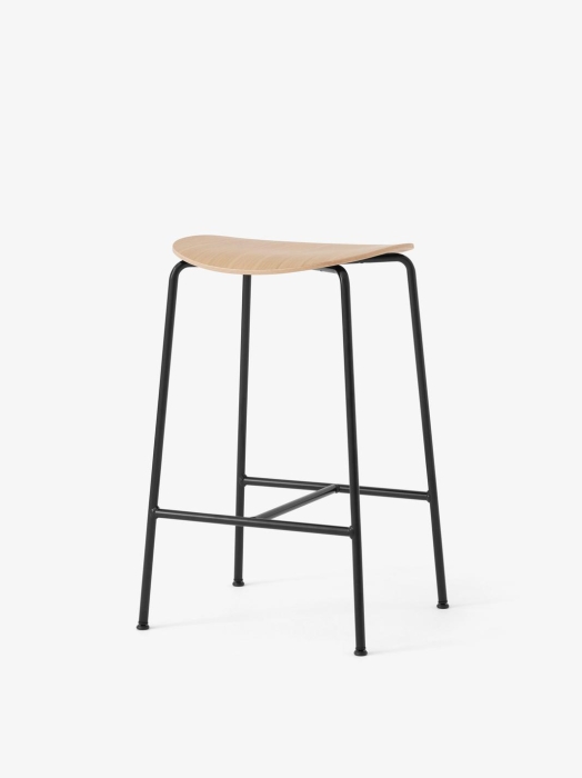 Pavilion Counter Stool AV37_Black frame_Lacquered Oak_Angled front.jpg