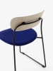 Pavilion Side Chair AV52_Black Sled Frame_Lacquered Oak w. Hallingdal 0753_Detail.jpg