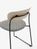 Pavilion Side Chair AV52_Black Sled Frame_Lacquered Oak w. Sisu 0165_Detail.jpg