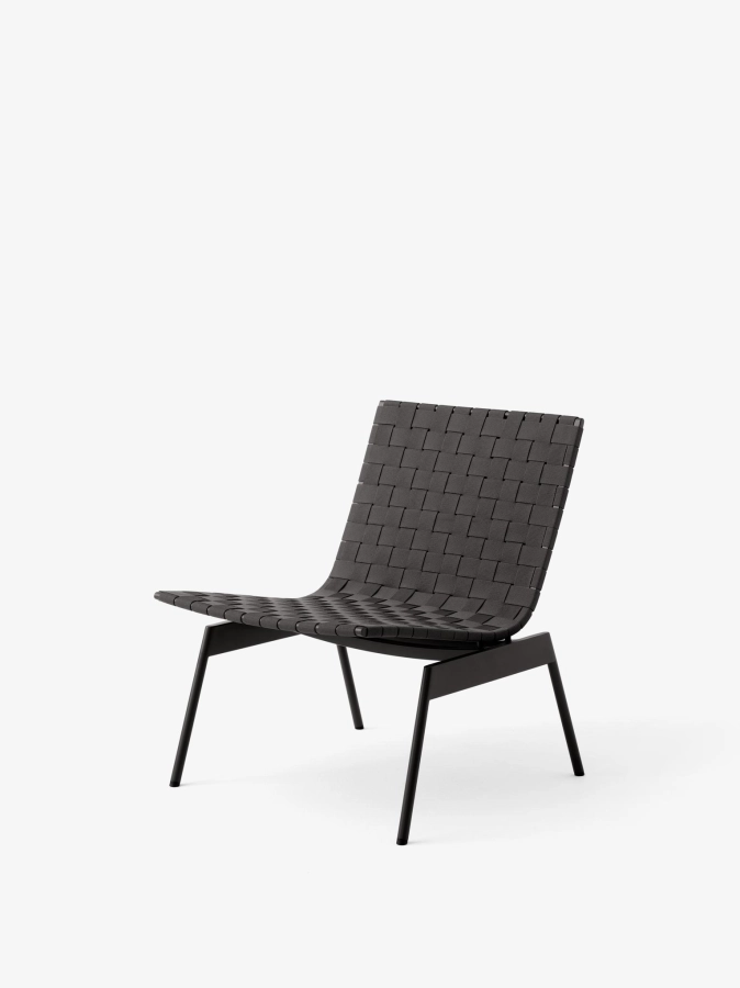 Ville Outdoor Lounge Chair AV44_Warm Black_Angled Front.jpg