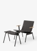 Ville Outdoor Lounge Chair AV45_Warm Black_Ville Outdoor Footstool AV46_Warm Black_Angled Front.jpg