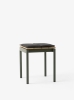 Ville Outdoor stool AV47_Bronze Green_Ville Seat Pad AV47_Heritage Charcoal_Angled Front.jpg