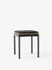 Ville Outdoor stool AV47_Warm Black_Ville Seat Pad AV47_Heritage Charcoal_Angled Front.jpg