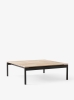 Ville Outdoor Coffee Table AV50_Warm Black Base w. Teak_Angled Front.jpg