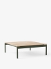 Ville Outdoor Coffee Table AV50_Bronze Green Base w. Teak_Angled Front.jpg