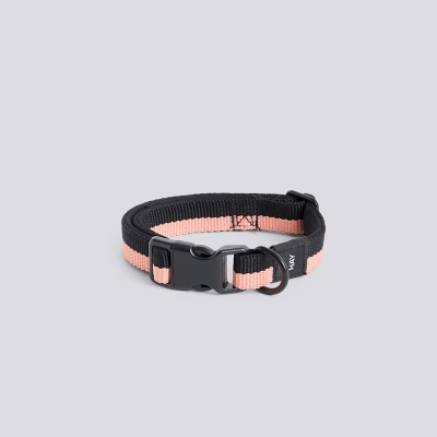 HAY obroża dla psa HAY DOGS COLLAR różowo-czarna
