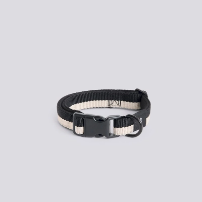 HAY obroża dla psa HAY DOGS COLLAR czarno-biała