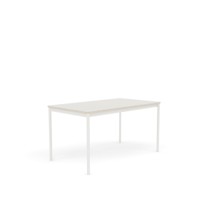MUUTO stół BASE 140x80 biały nanolaminat / sklejka / biała podstawa