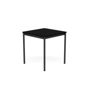 MUUTO stół BASE 70x70 czarny laminat / czarny ABS / czarna podstawa