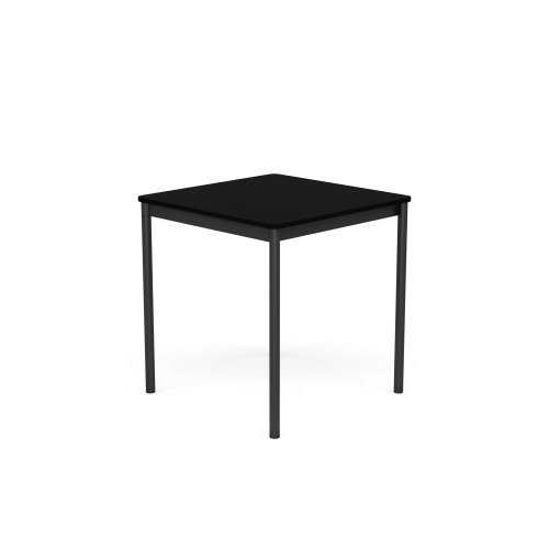 MUUTO stół BASE 70x70 czarny laminat / czarny ABS / czarna podstawa