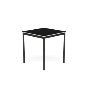 MUUTO stół BASE 70x70 czarny laminat / sklejka / czarna podstawa