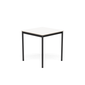 MUUTO stół BASE 70x70 biały laminat / sklejka / czarna podstawa