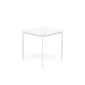 MUUTO stół BASE 70x70 biały laminat / biały ABS / biała podstawa