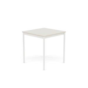 MUUTO stół BASE 70x70 biały nanolaminat / sklejka / biała podstawa