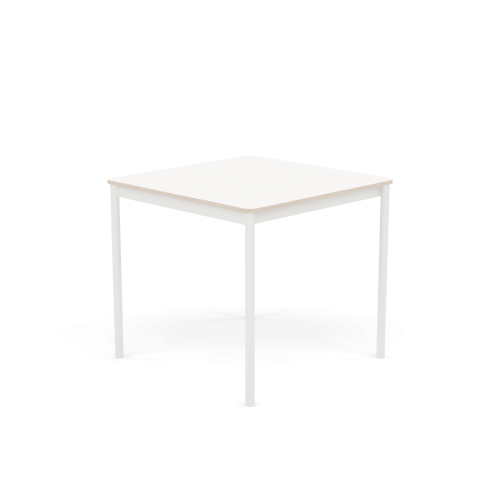 MUUTO stół BASE 80x80 biały laminat / sklejka / biała podstawa