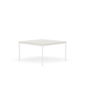 MUUTO stół BASE 128x128 biały nanolaminat / sklejka / biała podstawa