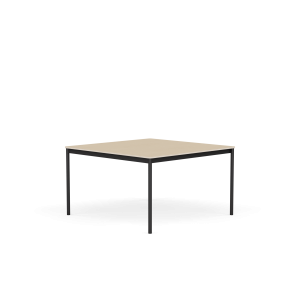MUUTO stół BASE 128x128 fornir dębowy / sklejka / czarna podstawa