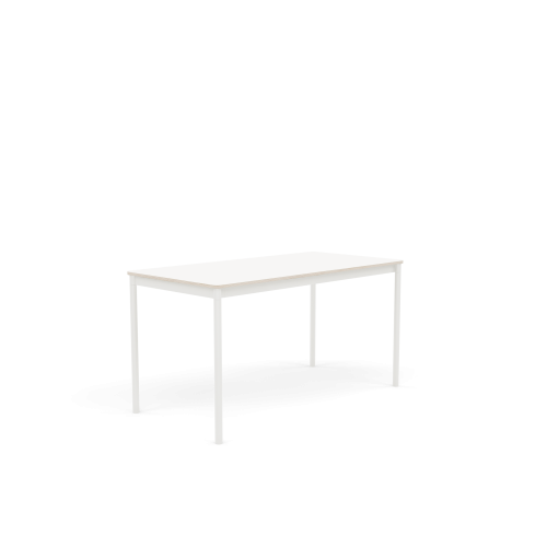 MUUTO stół BASE 140x70 biały laminat / sklejka / biała podstawa