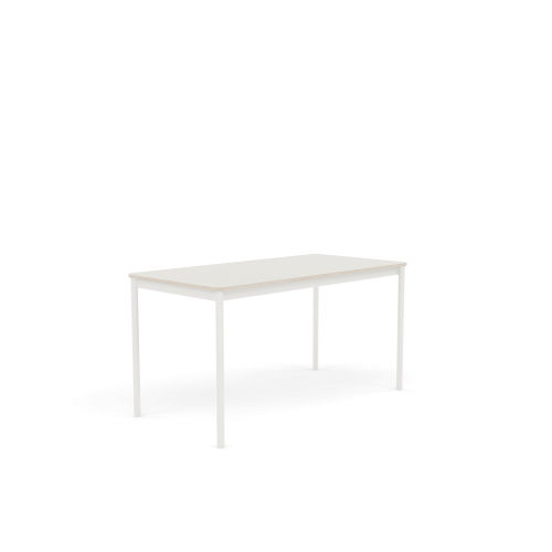MUUTO stół BASE 140x70 biały nanolaminat / sklejka / biała podstawa
