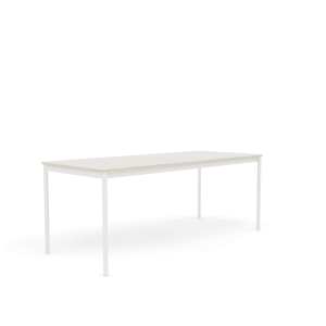 MUUTO stół BASE 190x80 biały nanolaminat / sklejka / biała podstawa