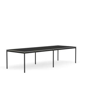 MUUTO stół BASE 300x110 czarny nanolaminat / sklejka / czarna podstawa