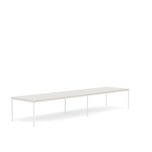 MUUTO stół BASE 440x110 biały nanolaminat / sklejka / biała podstawa