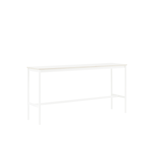 MUUTO stół barowy BASE HIGH 190x50x95h biały laminat / sklejka / biała podstawa